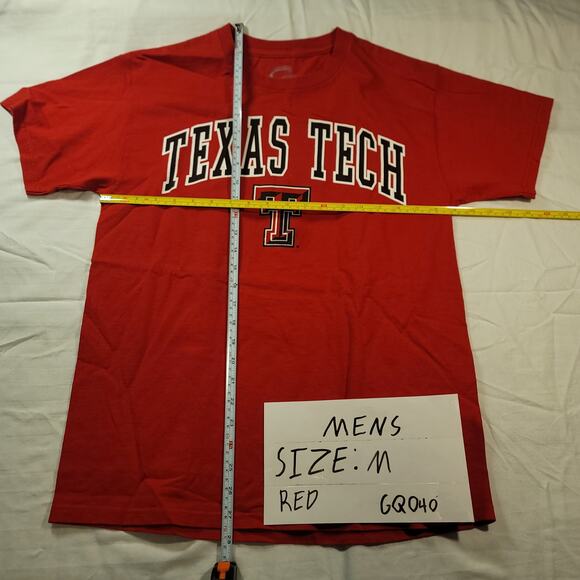 Texas Tech Red Raiders Cadre Graphic College Football T Shirt Mens Size M Red - Picture 6 of 9
